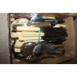 An extensive quantity of flat ware and cutlery inc