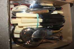 An extensive quantity of flat ware and cutlery inc