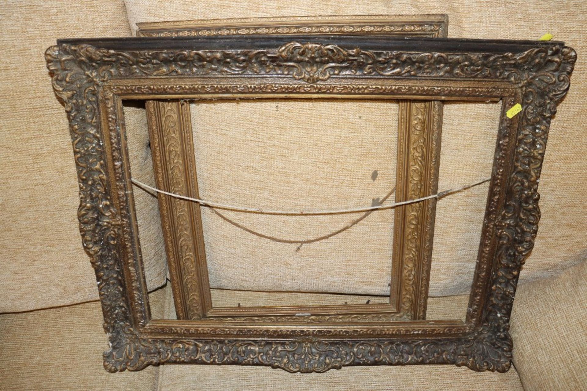 Two gilt picture frames and an Oxford frame - Image 2 of 3