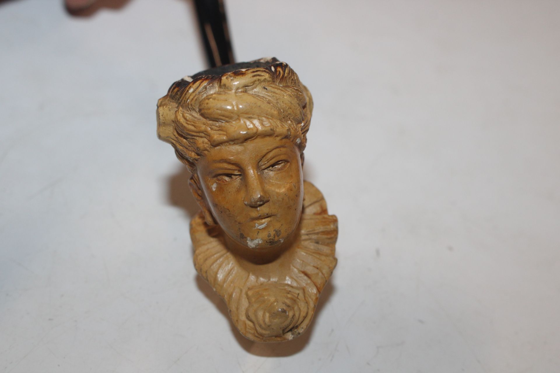 C. Crop of London carved Meerschaum pipe No.215626 - Image 2 of 6