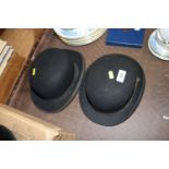 A Scott & Co. bowler hat and a Lincoln Bennett Co.