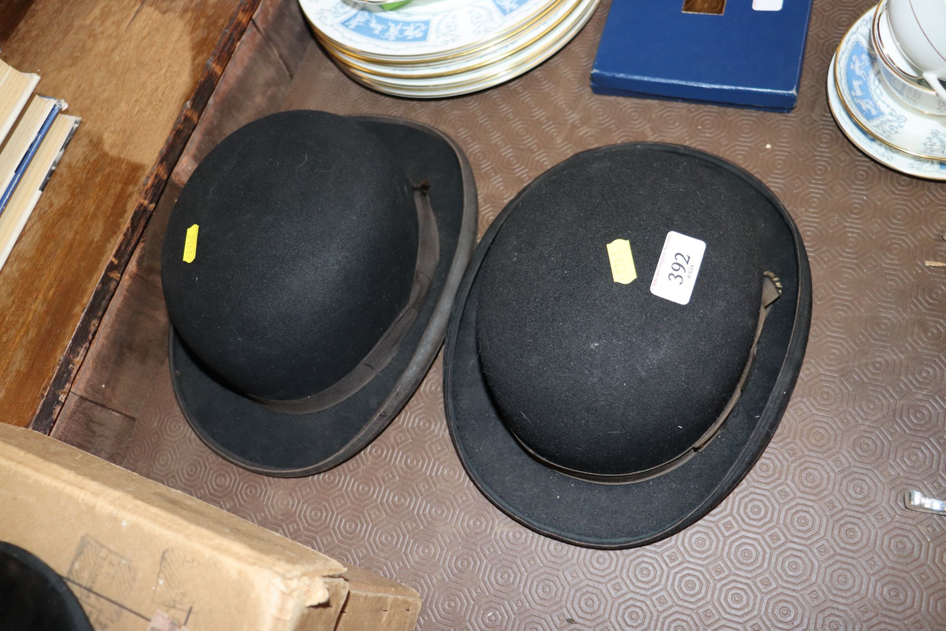 A Scott & Co. bowler hat and a Lincoln Bennett Co.