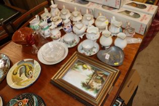 A quantity of various antique china to include var