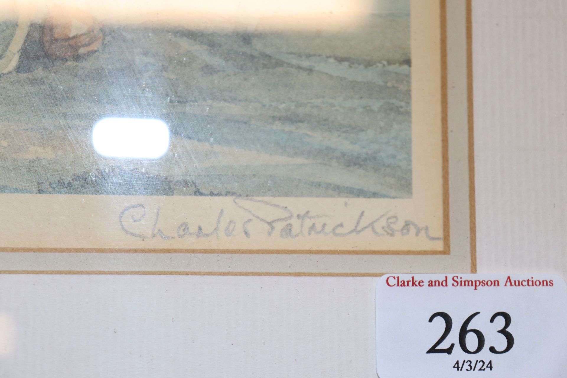 Charles Patrickson, pencil signed limited edition - Image 2 of 2
