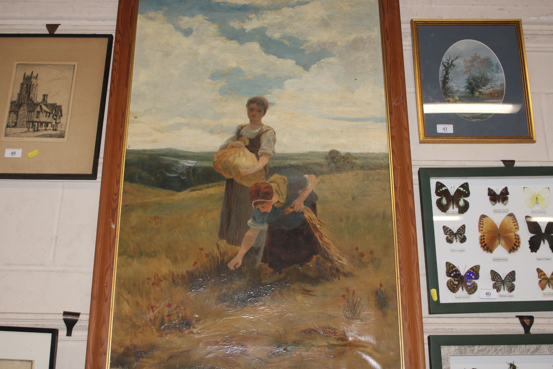Early 20th Century school, oil on canvas study of - Image 2 of 3