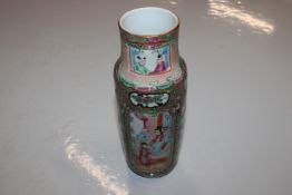 A Chinese vase decorated with various figure and f