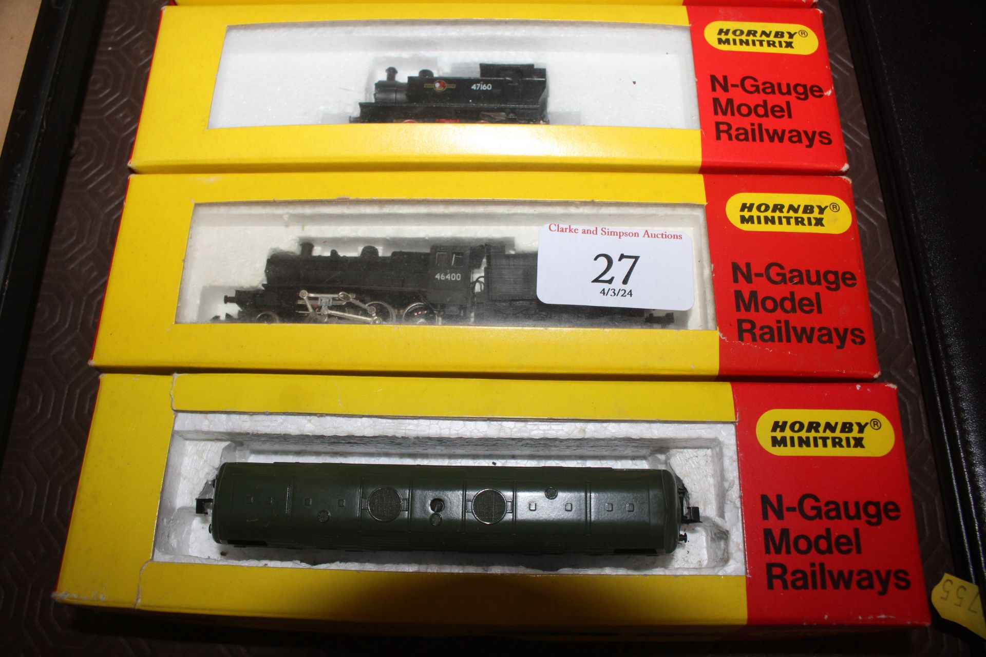 Four Hornby Minitrix N gauge model railway locomot - Image 3 of 3