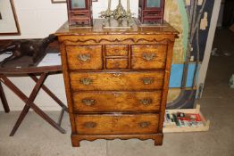 A Titchmarsh and Goodwin oak Norfolk style chest f