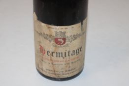 A bottle of Hermitage Rouge Jean-Louis Chave