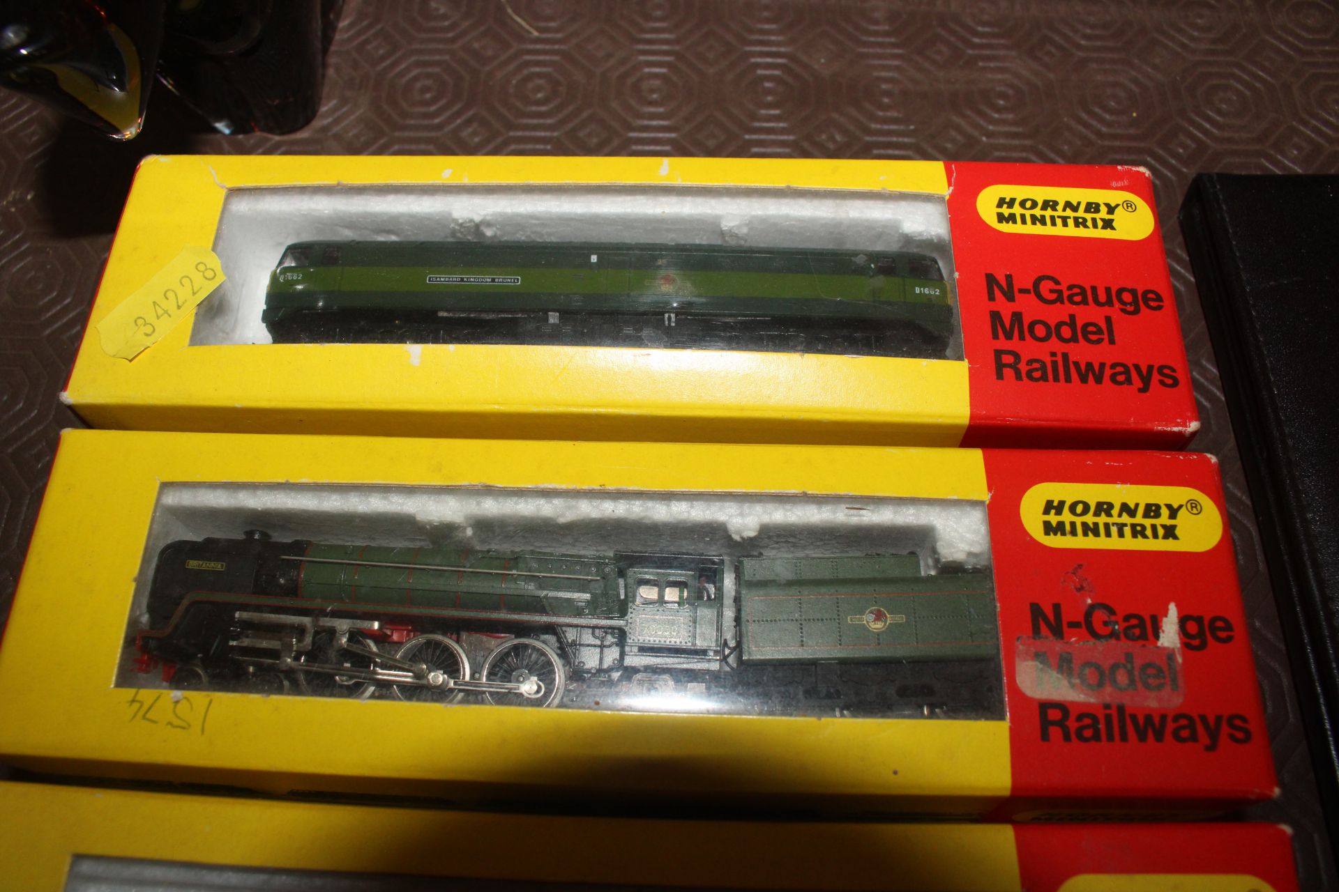 Four Hornby Minitrix N gauge model railway locomot - Image 2 of 3