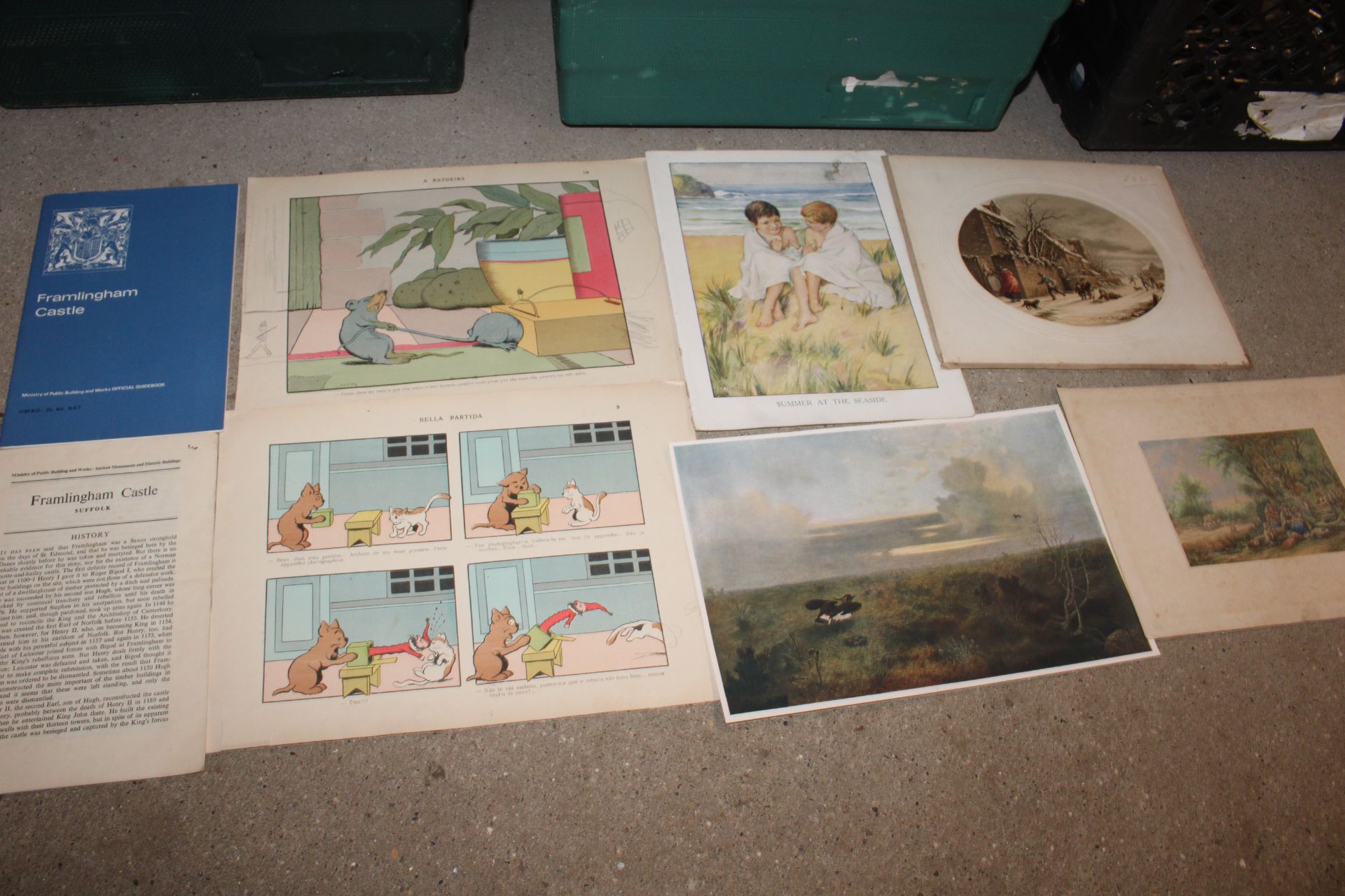 A box of various pictures including Buffalos Victo - Image 5 of 5