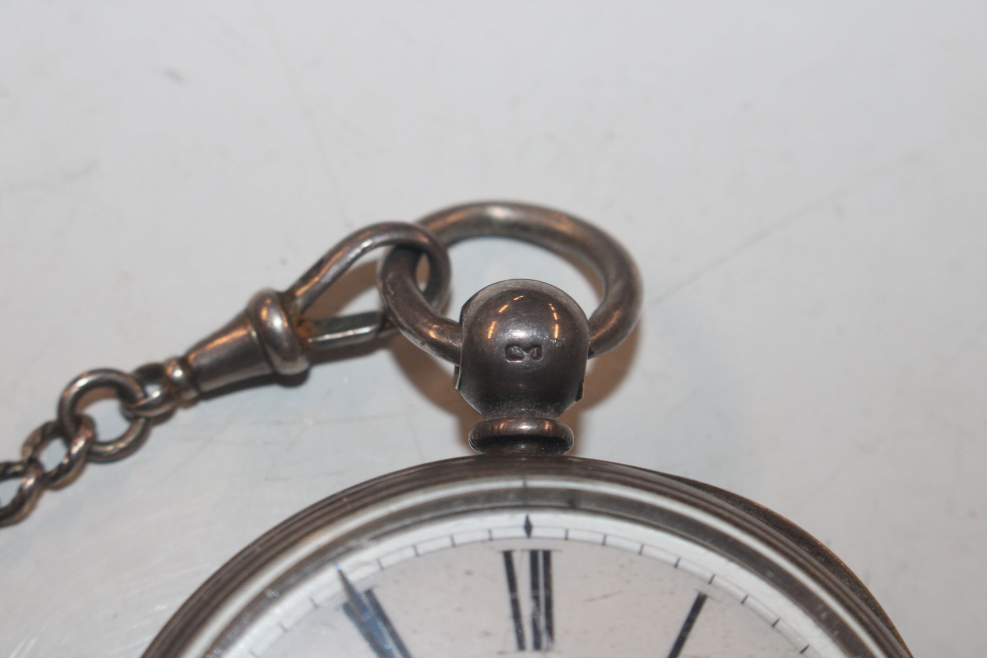 A silver cased pocket watch and chain and various - Image 6 of 12