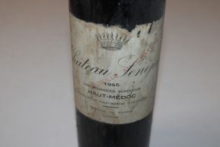 A bottle of 1945 Chateau Senejac