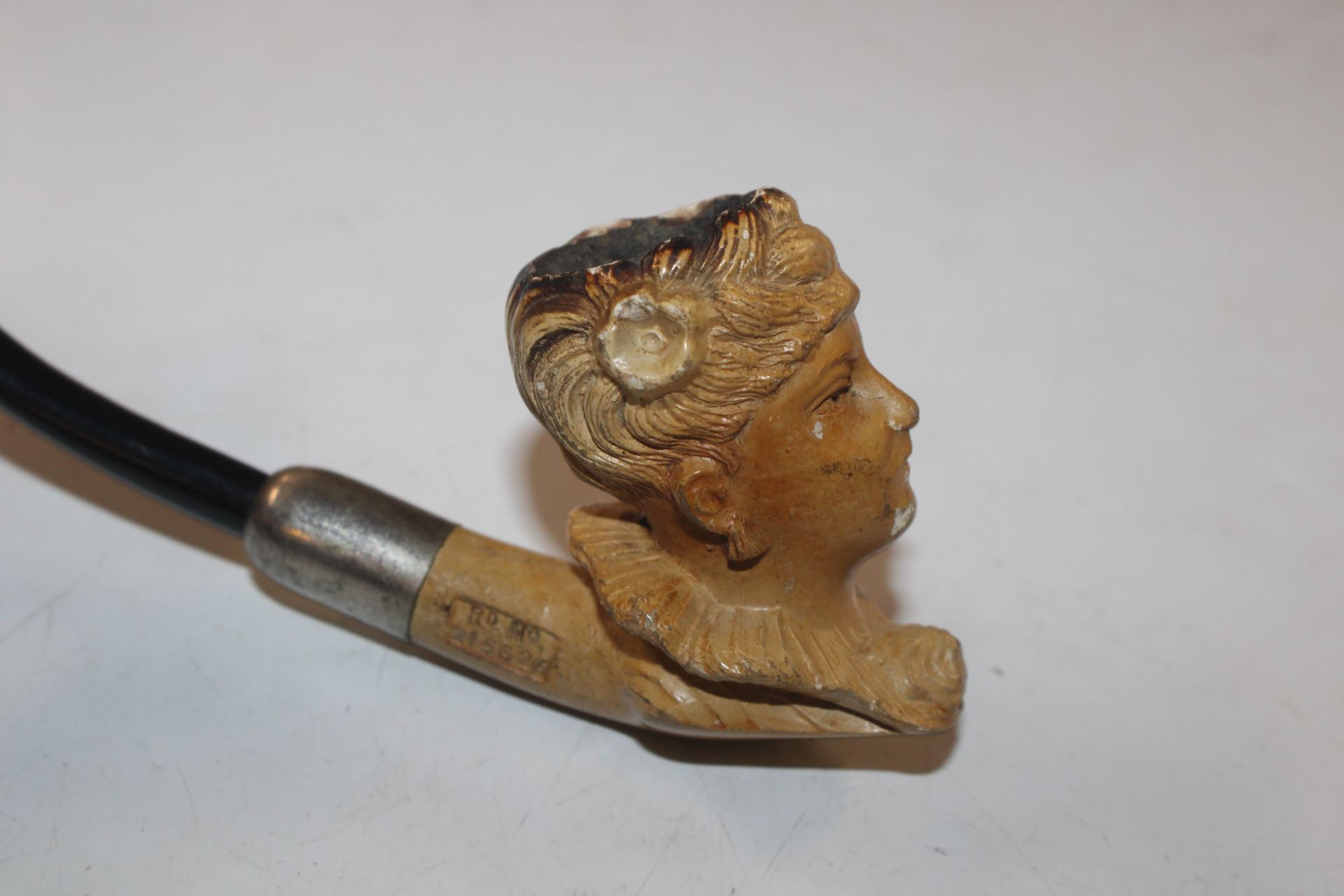 C. Crop of London carved Meerschaum pipe No.215626 - Image 3 of 6