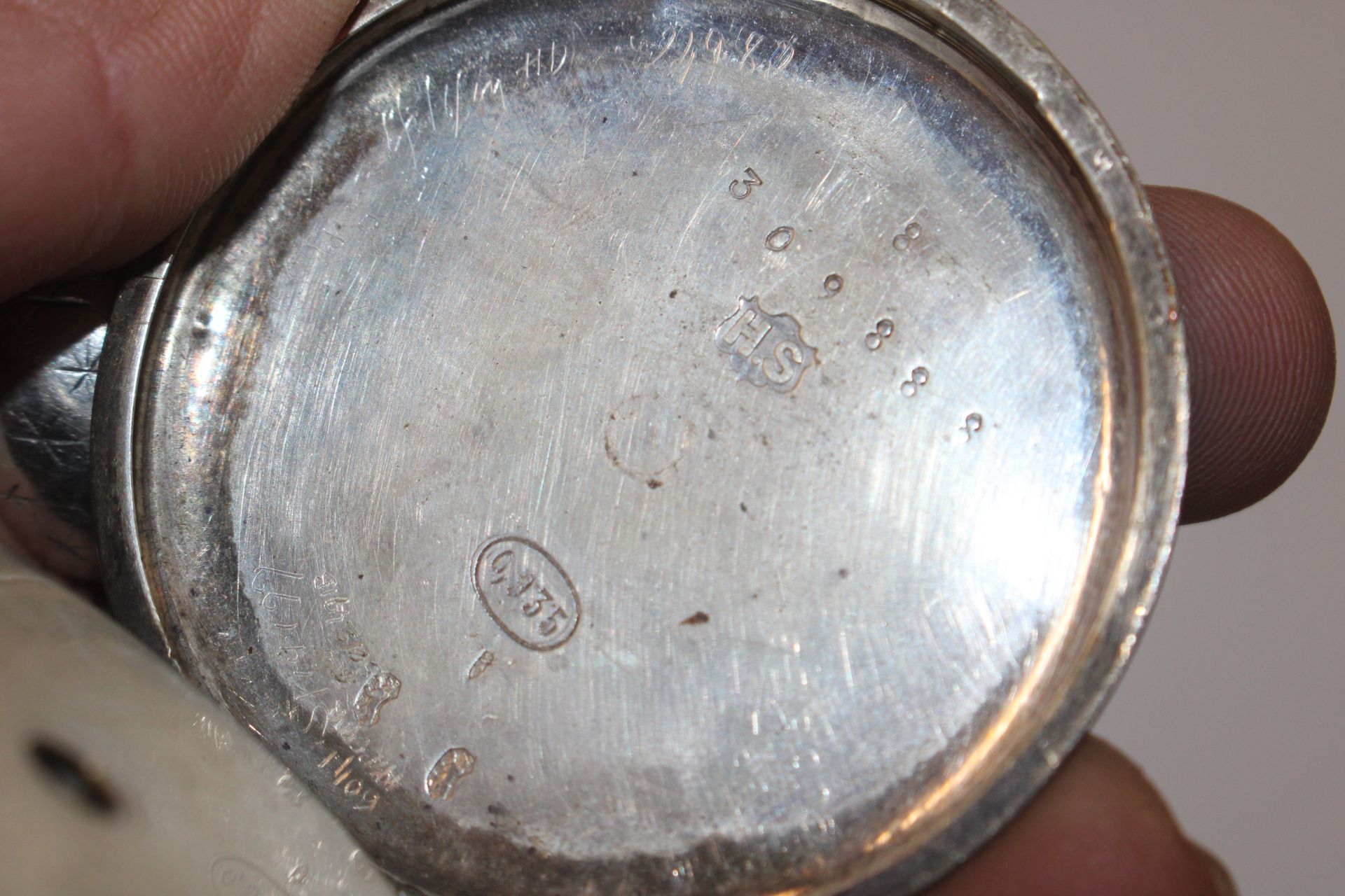 A H> Samuel of Manchester silver cased pocket watc - Image 4 of 12
