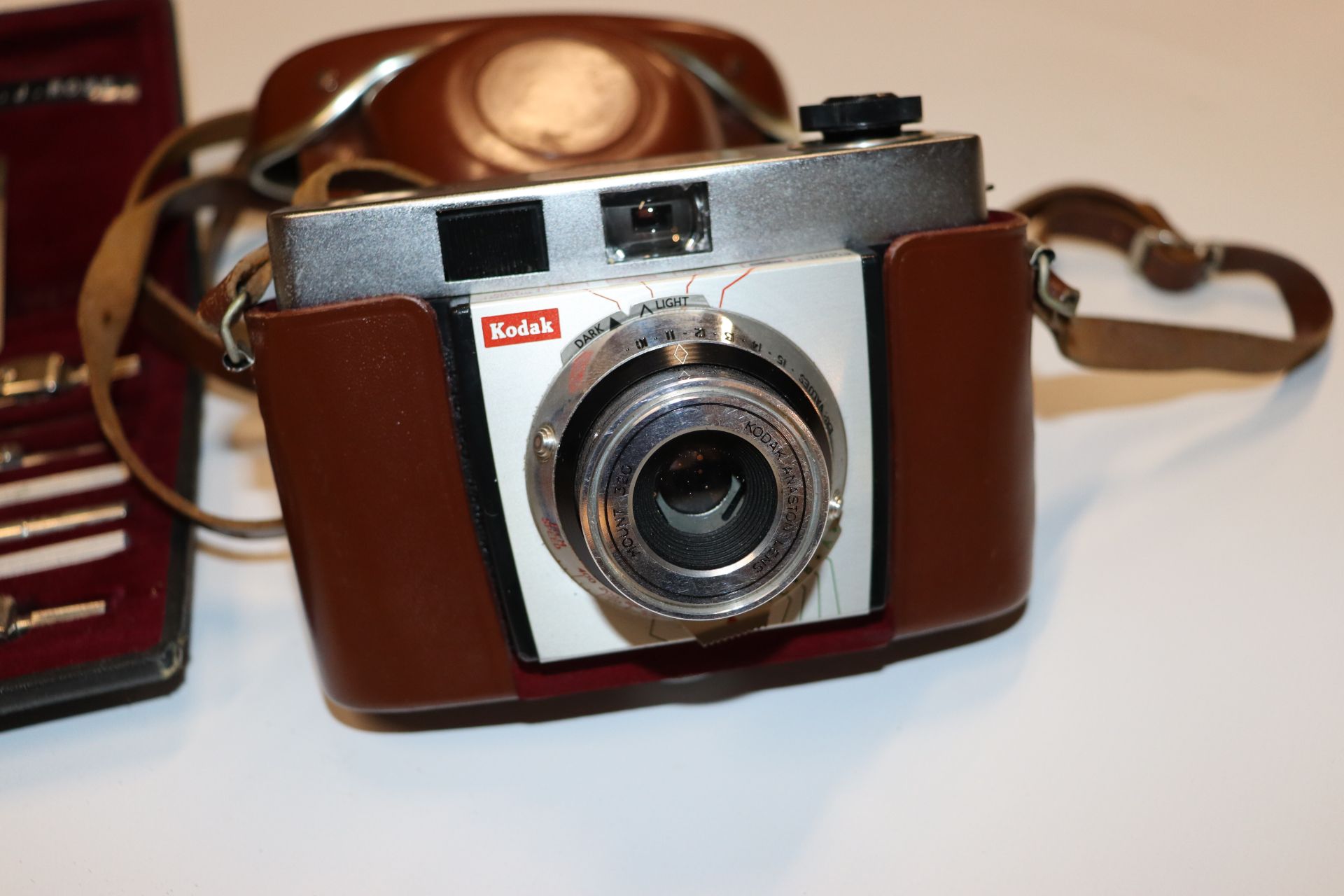 A Kodak folding Brownie camera; a case of drawing - Image 3 of 7