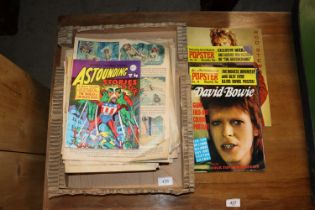 A quantity of various comic books to include June