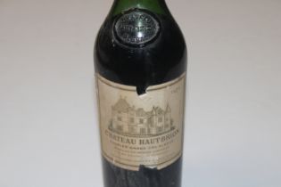 A bottle of Chateau Haut-Brion 1970