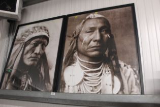 A pair of photographs of North American Indigenous