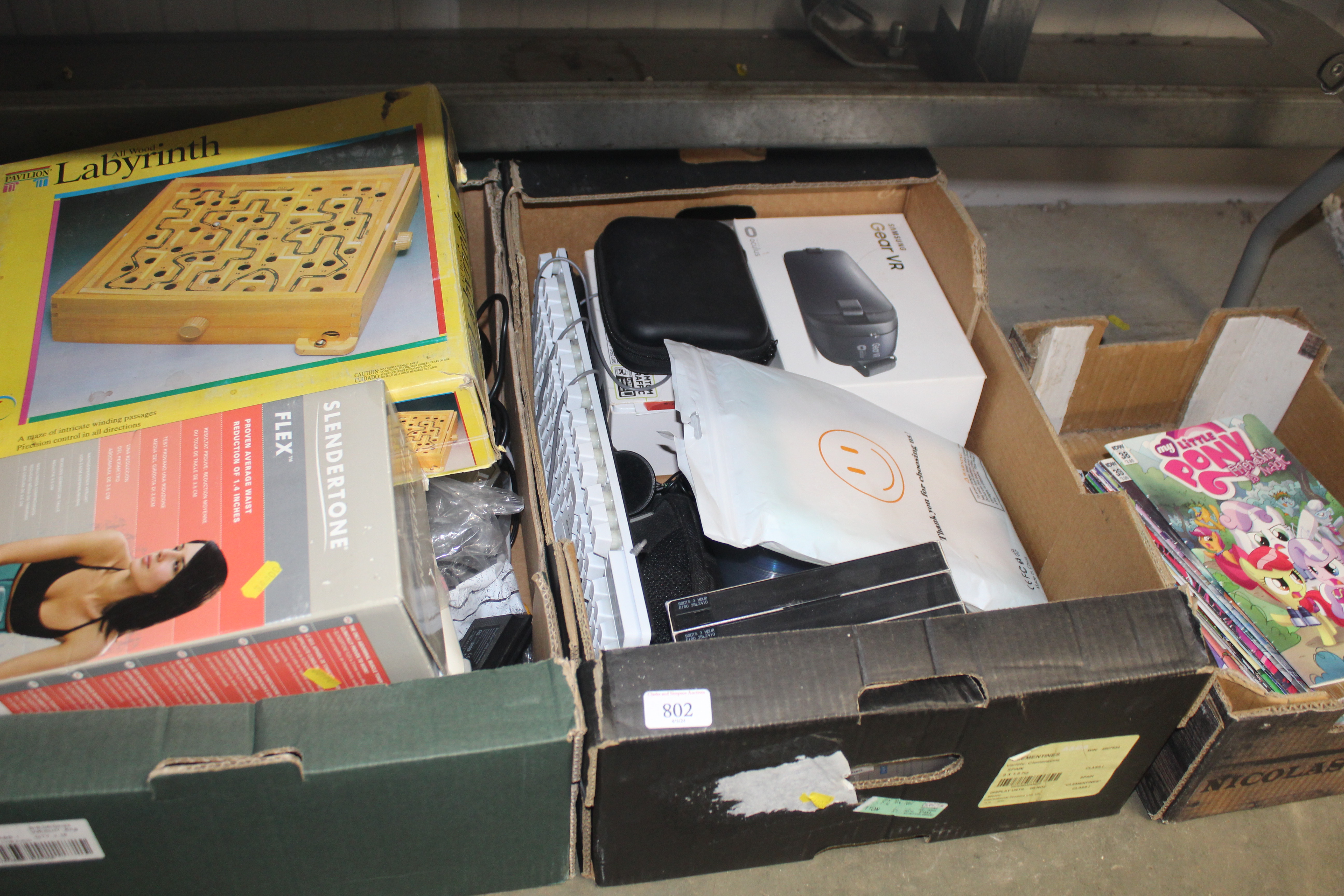 Four boxes containing children's books, toys, IT a - Image 3 of 4