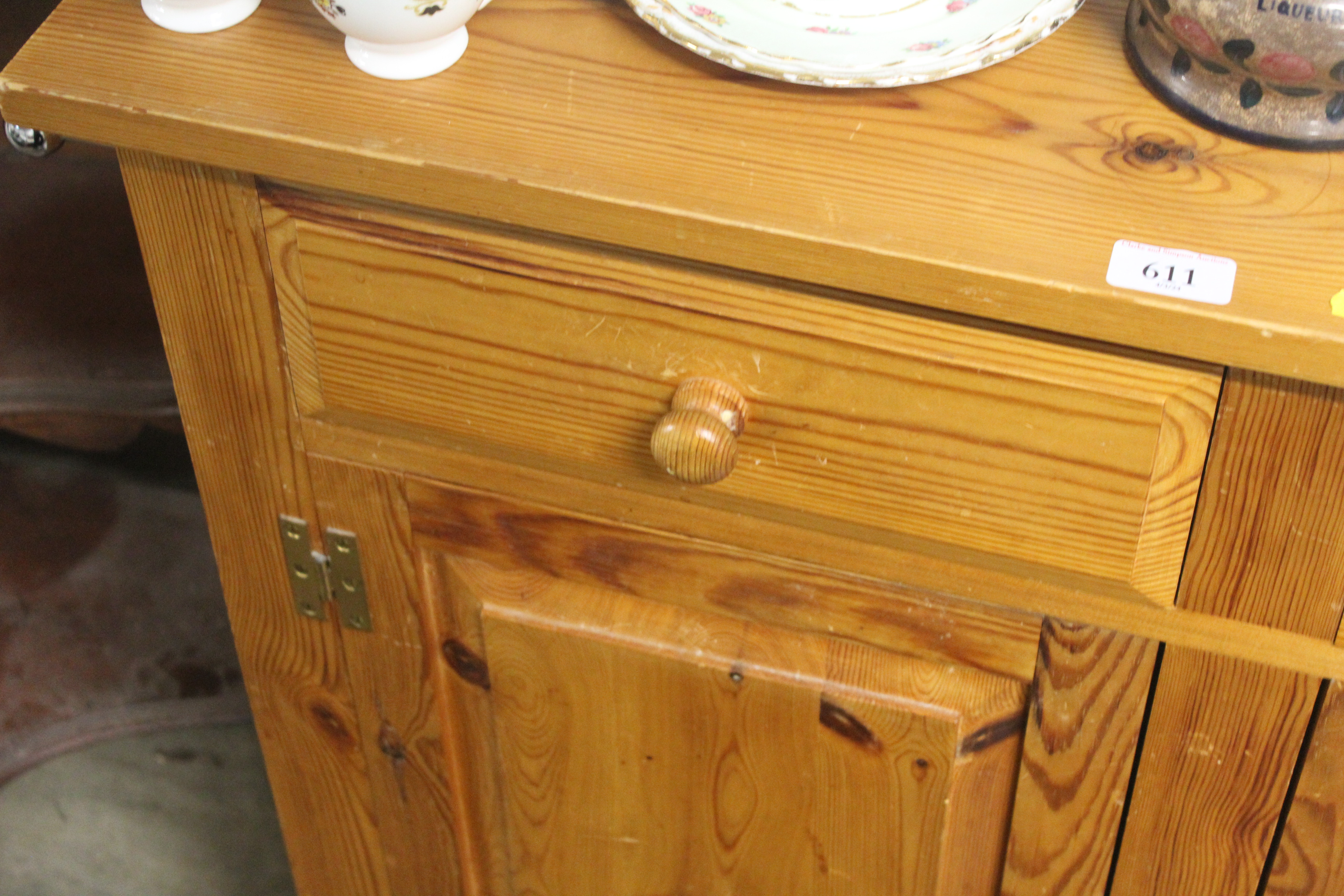 A stripped pine cabinet - Image 2 of 2