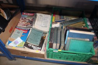 Two boxes of miscellaneous books and periodicals