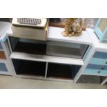 A Minty two section bookcase