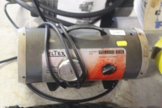 A 'The Eltex 3000' greenhouse heater with electric