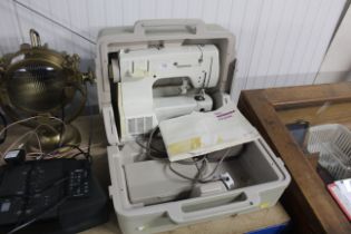 A Bernina 801 electric sewing machine