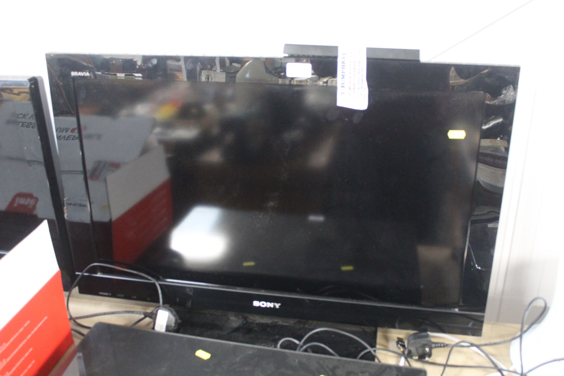 A Sony Bravia flatscreen television