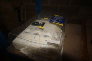 A boxed 'The Readyboard' three socket RCD electric