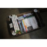 A quantity of various XBOX, PC games etc