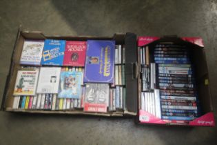 A quantity of various CDs, cassettes etc