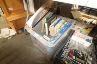 A box of miscellaneous books and periodicals