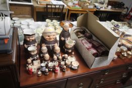 A collection of Goebel Monk porcelain etc