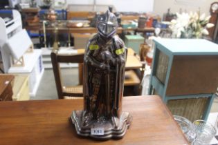 A companion stand in the form of a knight