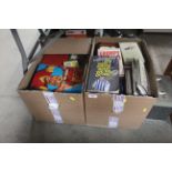 Two boxes of miscellaneous books and annuals