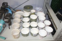 A quantity of Wedgwood teaware, other floral patte