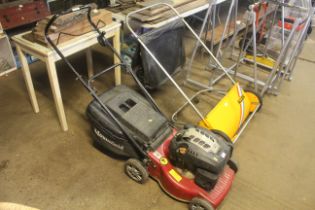 A Mountfield HP454 rotary lawn mower