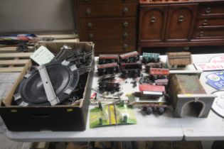 A collection of Hornby and other O gauge railway i