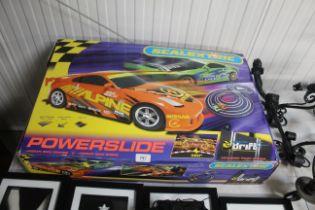 A Scalextric Power Slide set