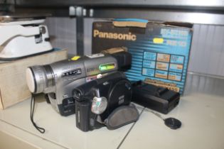 A Panasonic digital camcorder and a Samsung camcor
