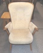 An Ercol "Evergreen" stick back armchair