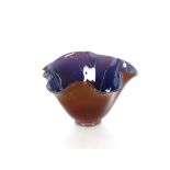 A Peter Layton (London Glassworks) bowl, 17cm dia.
