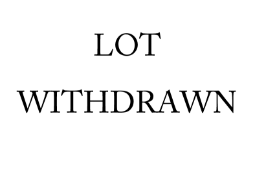 ***LOT WITHDRAWN***