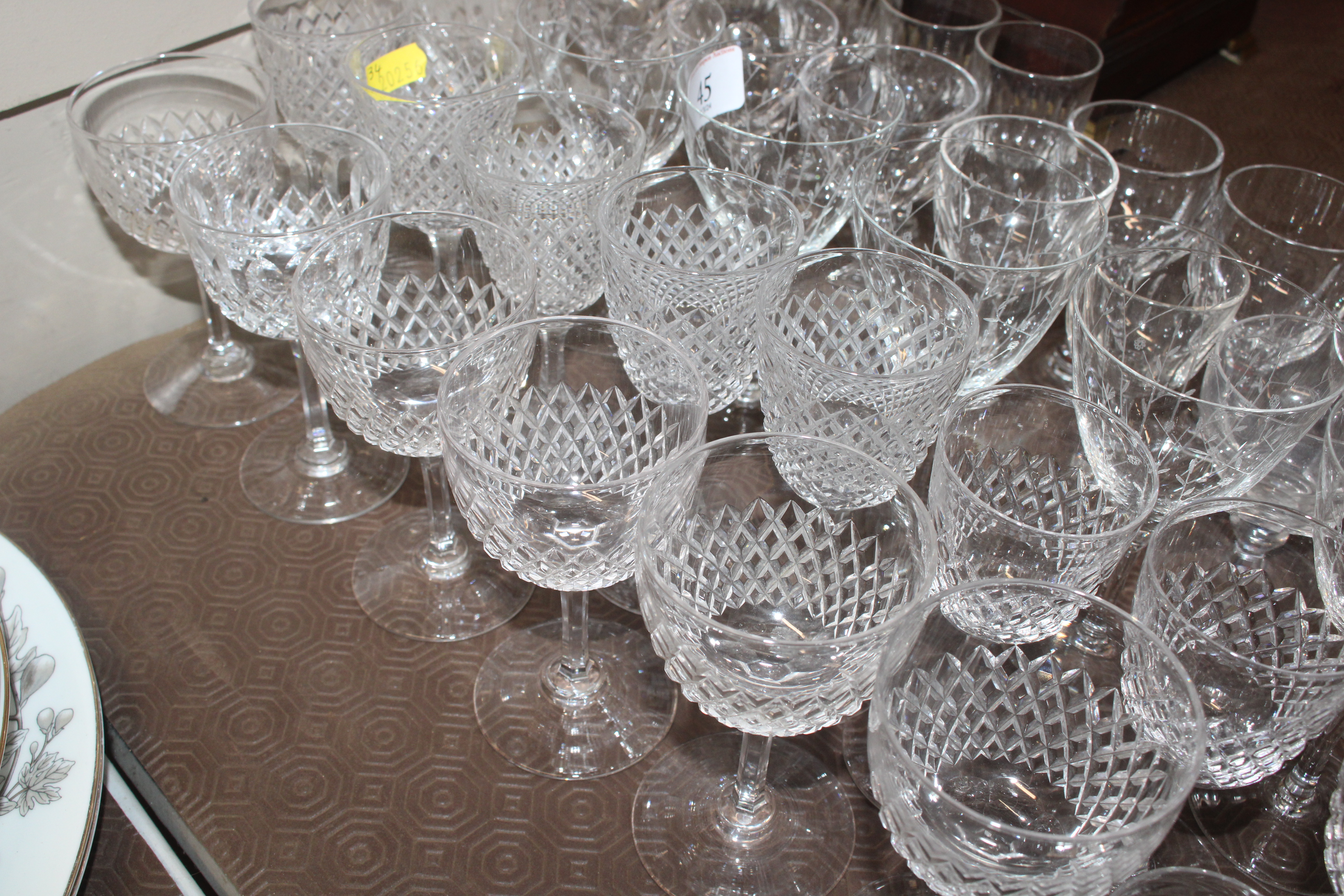 A collection of Stuart crystal and various Victori - Image 5 of 8