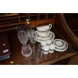 A quantity of Wedgwood "Asia" pattern dinnerware a
