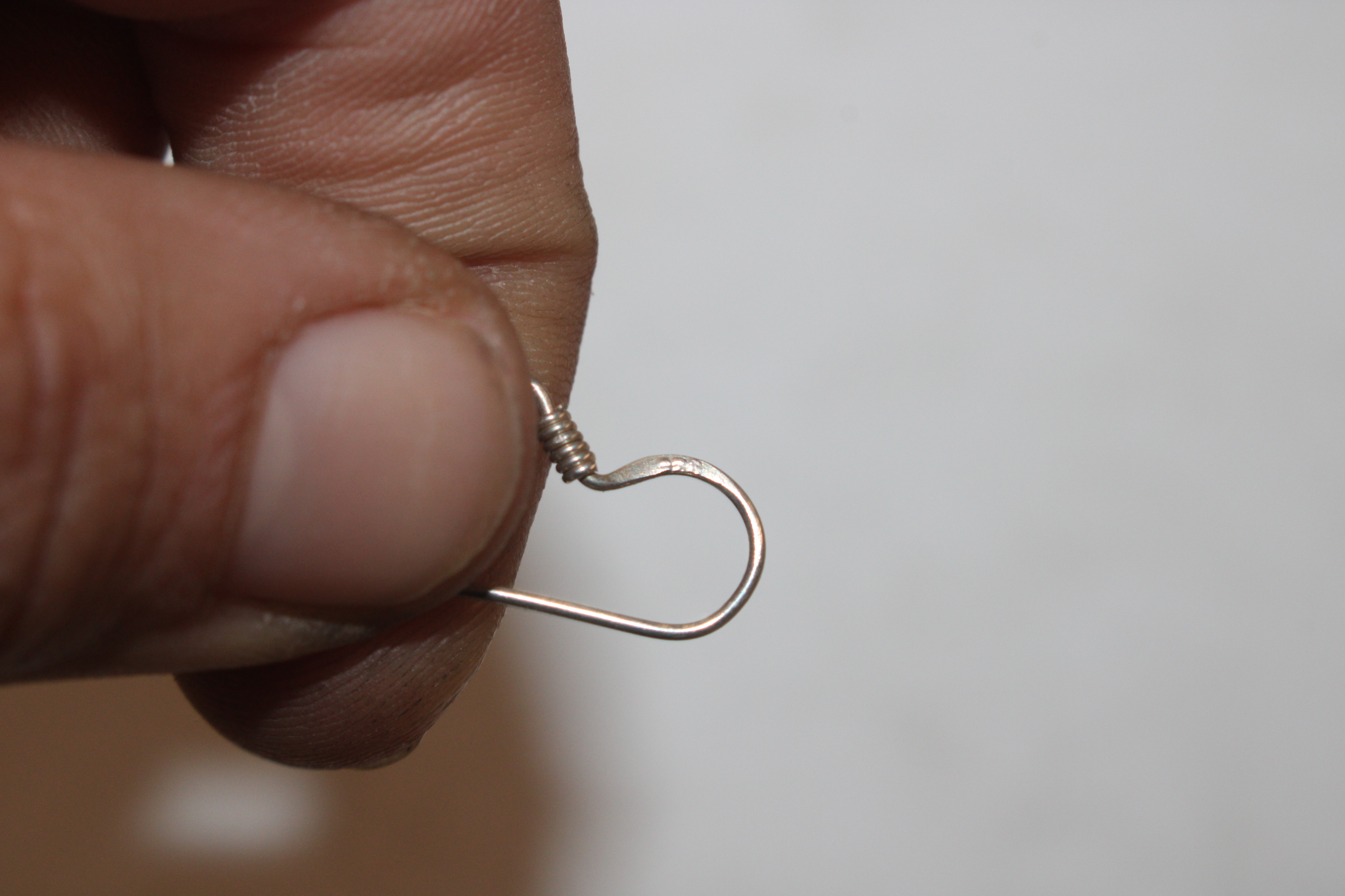 A pair of Sterling silver drop ear-rings - Image 2 of 2
