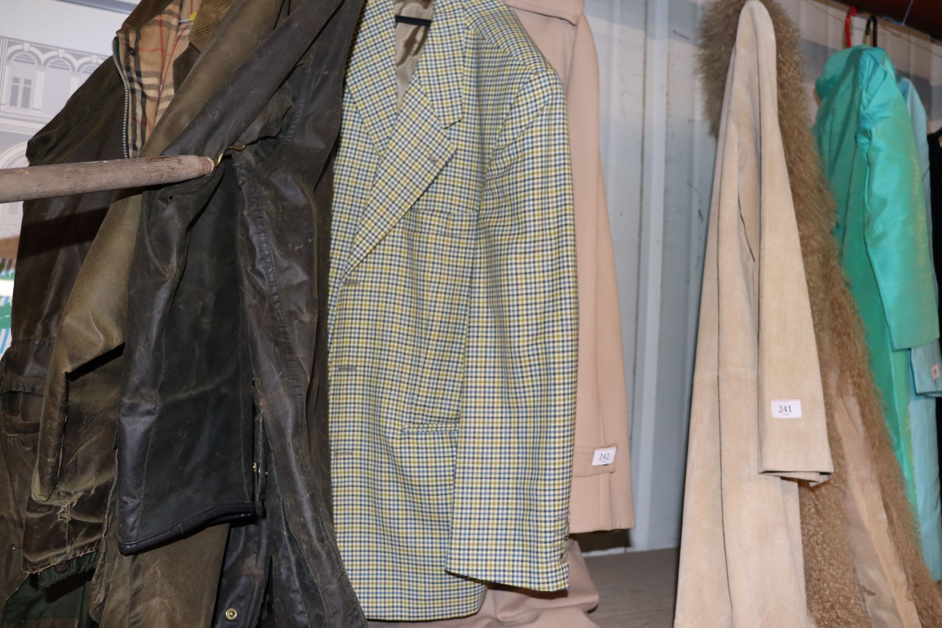 Four items of men's clothing Burberry, Barbour wax - Image 6 of 6