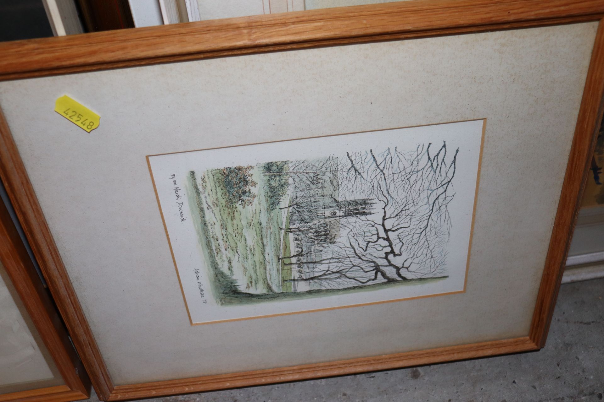 A quantity of various prints, watercolours etc. - Image 2 of 4
